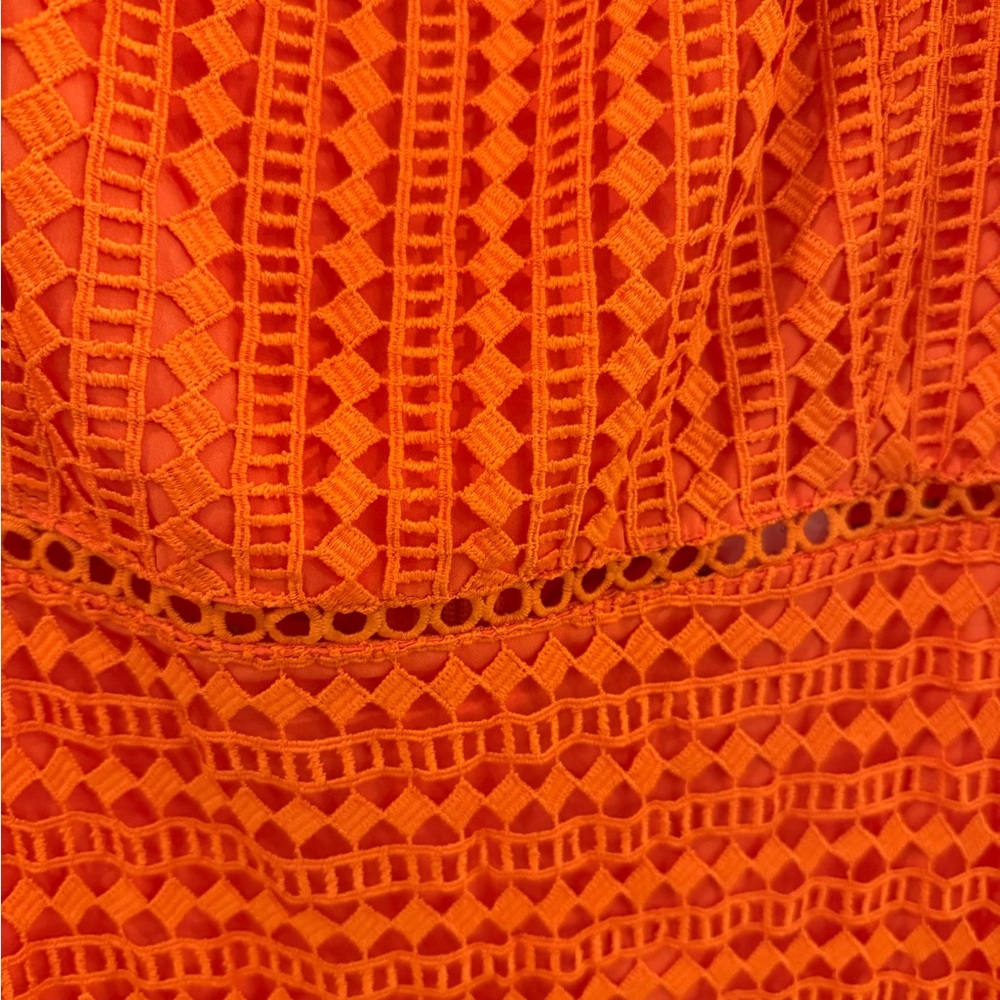 NWT Adelyn Rae midi dress.XL. Lace, spaghetti adjustable straps, lined to knee. - Picture 4 of 10